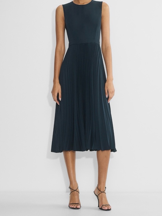 Babaton Dresses & Skirts - Babaton Accordion Dress in Dark Night Navy